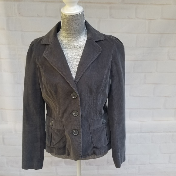 St. John's Bay Jackets & Blazers - 💕 St. John’s Bay Gray Corduroy Blazer Jacket